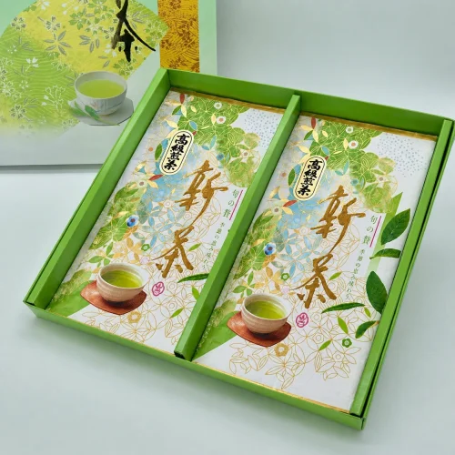 【新茶】高級煎茶「緑」2本組(ギフト箱入) 【新茶】高級煎茶「緑」2本組(ギフト箱入)