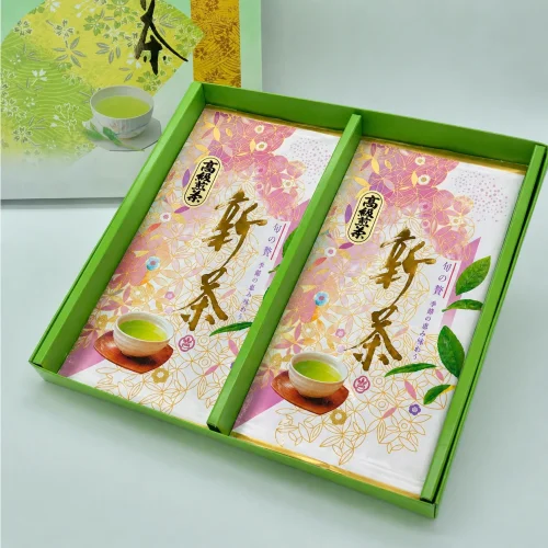 【新茶】高級煎茶「桃」2本組(ギフト箱入) 【新茶】高級煎茶「桃」2本組(ギフト箱入)