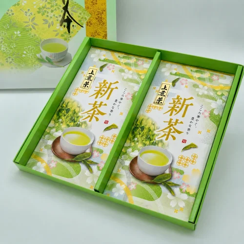 【新茶】上煎茶 2本組(ギフト箱入) 【新茶】上煎茶 2本組(ギフト箱入)